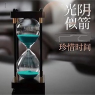 Retro Hourglass Shock-resistant Timer Antique Decoration Living Room 30 Minutes 1 Hour Children Teac