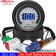 20:1~10:1 Air Fuel Ratio Gauge+Narrowband Oxygen Sensor OEM 0258006028 Digital 2" 52MM AFR Meter Hol