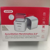 UNITEK SyncStation Marshmallow 2.5吋雙硬碟座
