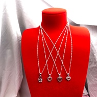 ( LOVYE ) STAR Silver 92.5% Italy Silver small pendant Heart