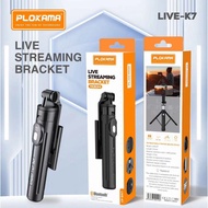 PLOKAMA LIVE-K7 / LIVE-K7 LED / LIVE-K7 PRO 3-in-1 Selfie Stick & Tripod | Bluetooth Remote, Extenda