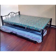 bed frame 48x75 with pull out bed 36x75 &amp; 2 regular foam