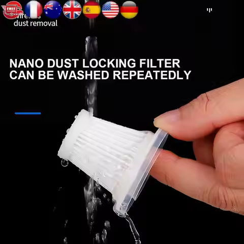 5pcs Car Vacuum Cleaner Filter Washable HEPA Car Vacuum Filter Portable Vacuum Cleaner Cartridges Ca