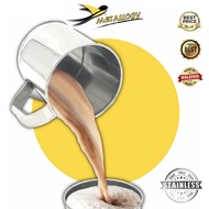 Metallogy MUG 004 2.25L Stainless Steel Tea Coffee Milk Kopitiam With D Shape Handle Cawan Keluli Be