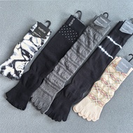 Long Tube toesox Middle Tube Yoga Socks High Tube Pilates Socks Indoor Sports Anti-Slip Socks Five-T