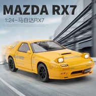 1:24 1:32 Mazda Rx7 FC FC3S Initial Diecast Car Model Alloy Car Toy Diecast Model Toy Vehicle Pull B