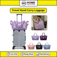 [Travel Hand Carry Luggage] Large Capacity Water Resistant Travel Tote Luggage Bag Hand Carry Fitnes