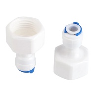 Fitting Connector for Aquarium RO Water Filter Reverse Osmosis System Fit 1/4 Tube OD to 1/2 Female 