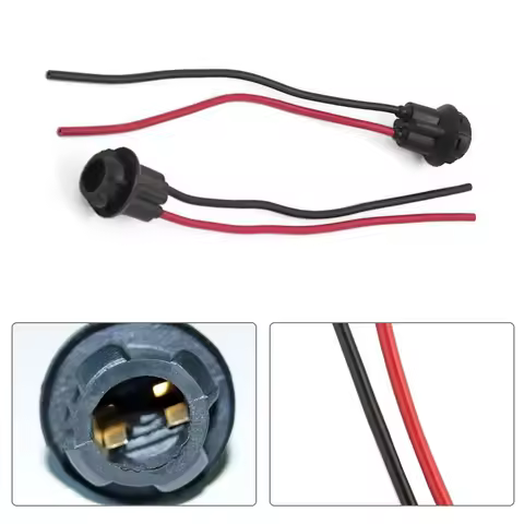 2pcs T10 W5W 168 194 158 2825 912 921 Lamp Socket Car Wedge SMD Led Park Light Extension Connector S