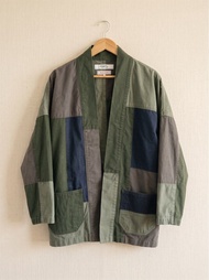 FDMTL PATCHWORK HAORI JACKET / KHAKI