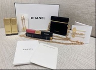 Chanel贈品DIY真皮唇膏袋套裝 聖誕福袋 禮物