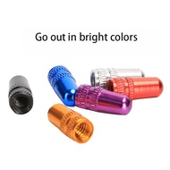 Bicycle Aluminum Alloy Tire Gas Nozzle Caps Mountain Road Bike Solid Color Valve Cap