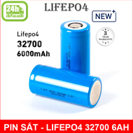 แบตเตอรี่ ลิเธียมฟอสเฟส  32700 Lifepo4 3.2V 6000mah battery แบตเตอรี่พลังงานแสงอาทิตย์ แบตเตอรี่รถยน