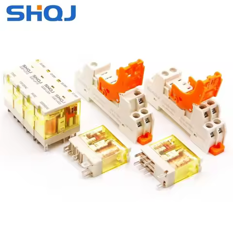 SHQJ 1 Channel Relay Module 12V 24V 230VAC QJS1 S2 QJSS-05S/08S POWER RELAY 1,2 Set Intermediate rel