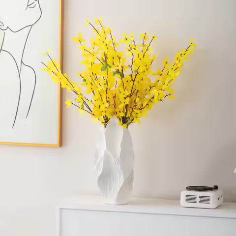 CAPIRON 29cm Ceramic Vase Large Nordic Scandinavian Style Flower Arrangement Ikebana Home Interior C