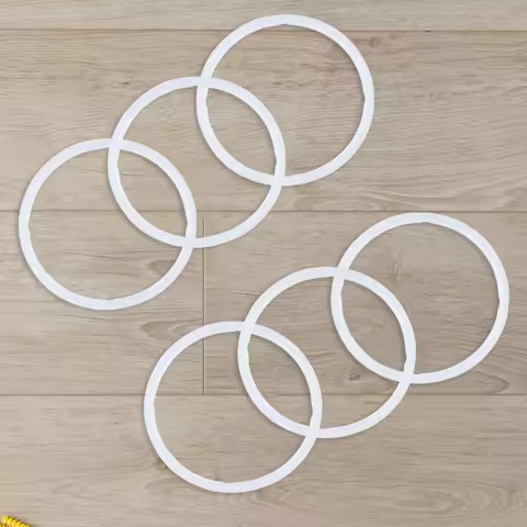 6Pcs Bottle Seal Ring Leak Proof Cap Mouth Plug Gasket Water Bottle Top Lid Gasket for Stanley Quick