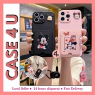 Vivo V20 V21 V21e V23e V25 V25e V27e V29 V30 V30e V40 V50 Pro Lite X70 X90 mickey minnie card soft c