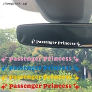 Zhongyanxi 2pcs Mirror Decoration Sticker Passenger Princess Star Mirror Decal Sticker Rearview Mirror Car Vinyl Decoration Funny Car Decal SG