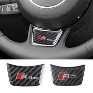 Auto Steering Wheel Sticker for Audi Sline S3 A7 A1 A5 A4 A3 B7 Q7 TTA6 Q5 B8 Q3 80 R8 A8 C7 B5 Q2 A