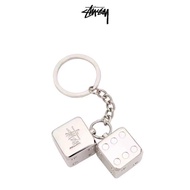 Stussy Metal Dice Keychain