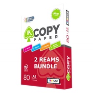 Same Day Delivery! 2 REAMS 80gsm 70gsm Thick A4 Paper Ream (500 pages) PaperOne, IK