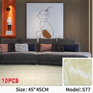 ESH Marble Vinyl tiles Floor Stickers Self Adhesive waterproof tiles for flooring 30 x 30 cm  45x 45