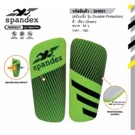 สนับแข้ง Spandex สีเขียว L SH001 การป้องกันระดับ Pro สำหรับใช้ในการแข่งขันและฝึกซ้อม