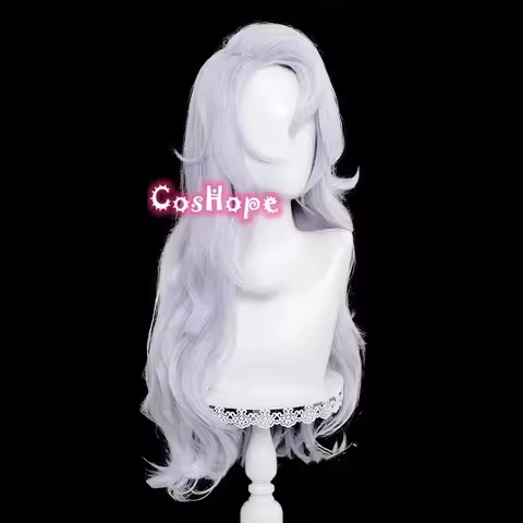 NewIn Stock Gojo Satoru Female Cosplay Wig 70cm Silver Purple Wig Cosplay Anime Wigs Heat Resistant 