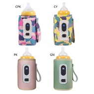 USB Feeding Bottle Warmer Baby Bottle Travel Cover Heat Keeper with Adjustable Constant Temperature Portable Milk Heater
