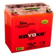 BATERI 12N9L BATTERY MOTOSIKAL KOYOKO NANOGEL BATTERY BS(JAGUH)