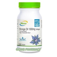 NOVA BORAGE OIL 1000MG SOFTGEL/ECZEMA SKIN SUPPLEMENT
