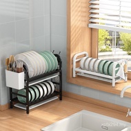 Shelf Narrow Storage Cupboard Dishes Drain Household Dishes Window Sill Small Space Small Dish Rack 