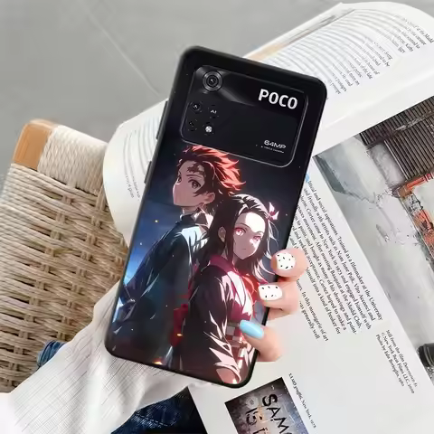 Black Soft Phone Cover Case for Xiaomi Poco C71 M3 M4 M7 Pro C50 F1 C61 M5 C75 F3 X3 X4 X5 X7 Pro C4