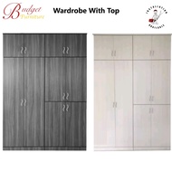 Open Door Wardrobe With Top/10 DOORS WARDROBE COLOUR ASH GREY AND WHITE WASH
