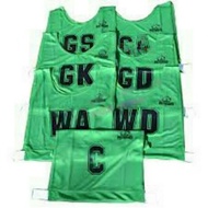 NETBALL BIB/ SENIOR NETBALL BIB/ REVERSIBLE BIB/ SET OF 7/ EVERFIT/ NETBALL DOUBLE SIDE W/HOL