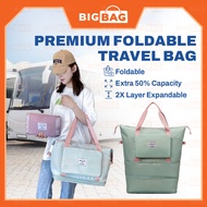 BIG BAG Premium Foldable Travel Bag Expandable Foldable Bag Travel Beg Balik Kampung Murah Beg Baju 