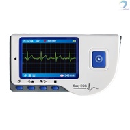 Heal Force PC-180B0 Portable ECG Monitor Handheld LCD Heart Rate Tracker Home EKG Monitoring Device 