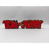 Tom and Jerry Logo Tom and Jerry Logo Three-Dimensional Font Stand Signboard Trendy Play Decoration
