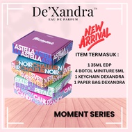 DeXandra Moment Perfume Set  + 4 Mini Perfume + 1 Perfume | Gift Set Perfume Wanita For Her