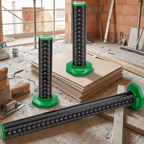 Professional Brick Laying Ruler Level Wall Tile Laying Magnetic Ceramic Tile Positioning Scale Marki