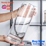 [48h Shipping] thickened floor vase glass water Vase decoration living room vase dry flower flower flower arrangement wedding glass vase