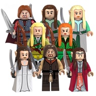 Aragorn Arwen Undomiel Elrond Boromir Elves Movie Series Mini Building Block Figure Toys Kids Gift