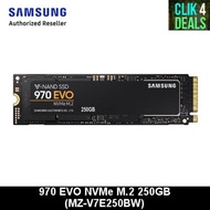 Samsung SSD 970 EVO NVMe M.2 250GB (MZ-V7E250BW)