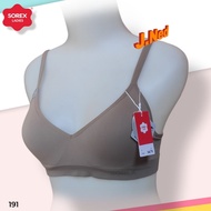 J191 Sorex Foam Bra for Teenagers and Adults with Underwire Cup B Size 34 - 40 Three Buttons Hook
