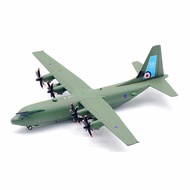Inflight British Air Force C-130J Hercules Transport Aircraft ZH870 Alloy Aircraft Model 1/200