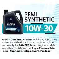 B186E048 Proton SN 10W30 semi synthetic engine oil (4 liter) For Proton , Perodua , Honda , Toyota ,
