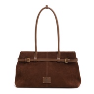 Halloween ITAMOOD Large Capacity Luxury Vintage Leather Briefcase Original Design Tote Bag Maillard