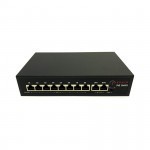 EDACO 8-port Switch POE network switch