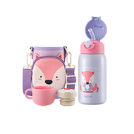 Bình giữ nhiệt 316L cho bé 2 nắp TAFUCO Cutie animal thermal bottle with double lid