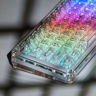 mechanical keyboard keyboard Transparent Transparent Keycap Transparent Ice Crystal Large Full Set M